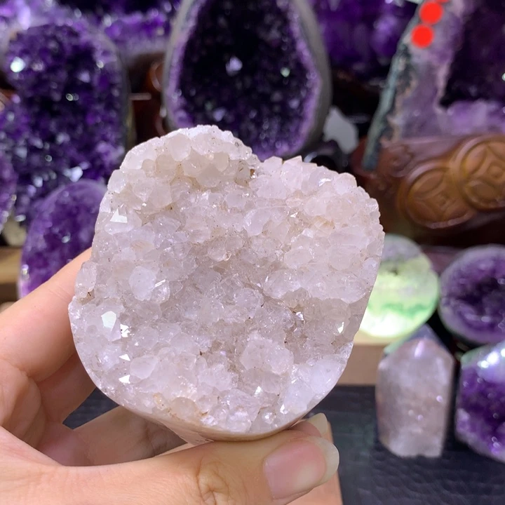 福利款不退。手捧花未镶嵌紫晶