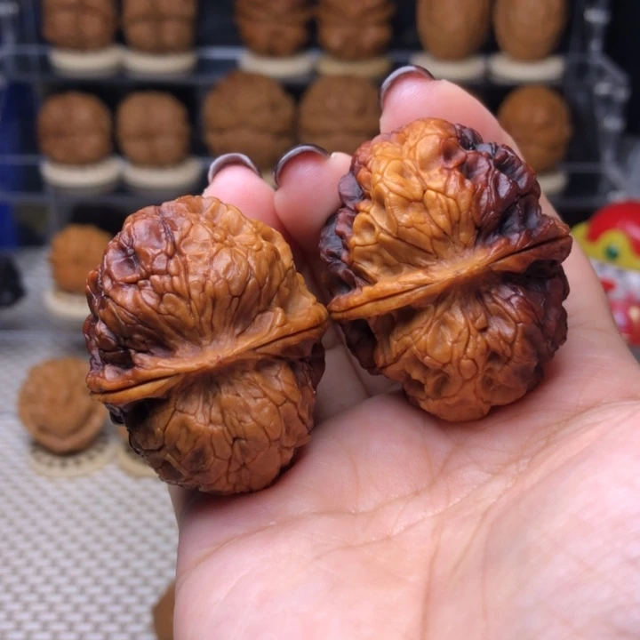 文玩核桃把件27号老招财42尺