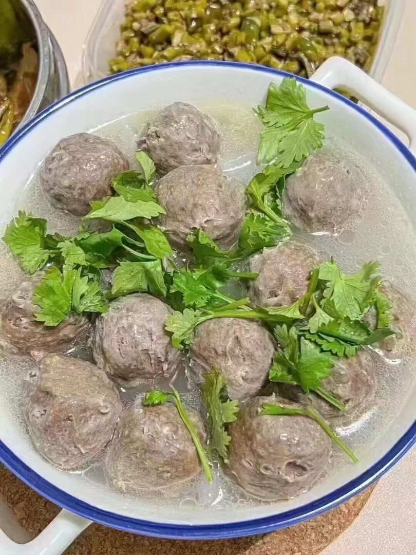 手打牛肉丸牛肉饼