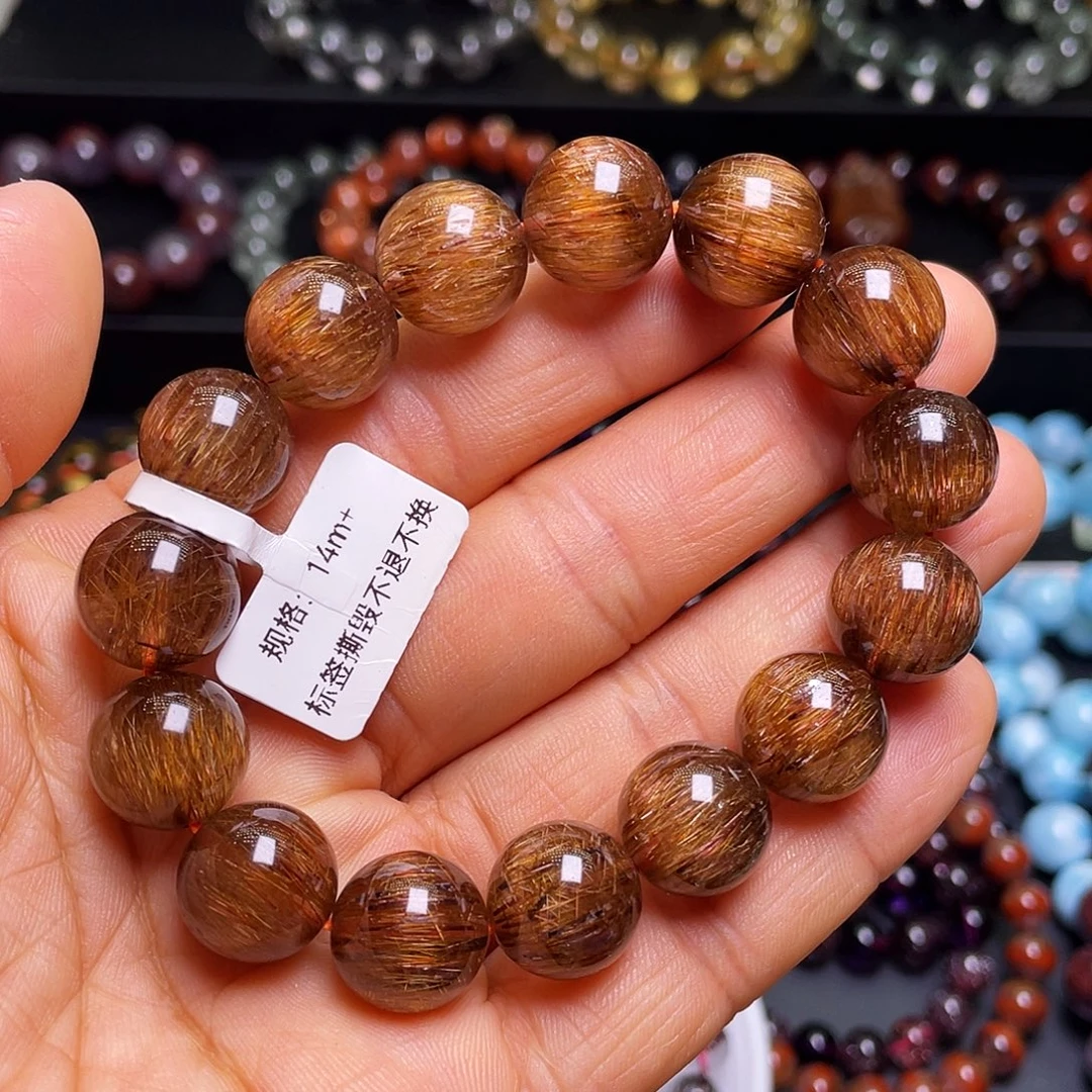 水晶未镶嵌手链铜顺发14+m