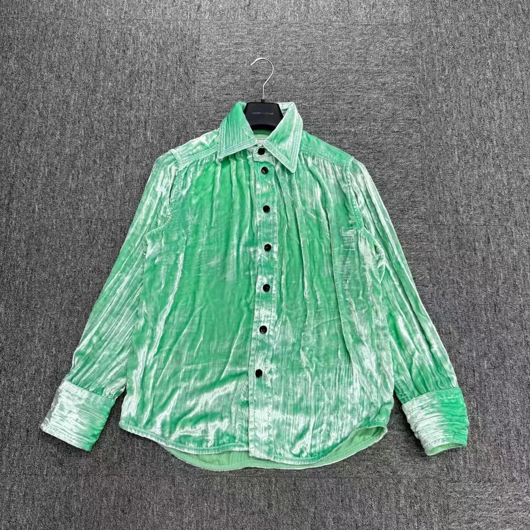 99新 BOTTEGA VENETA/葆蝶家 丝绒夹克/40码/17019
