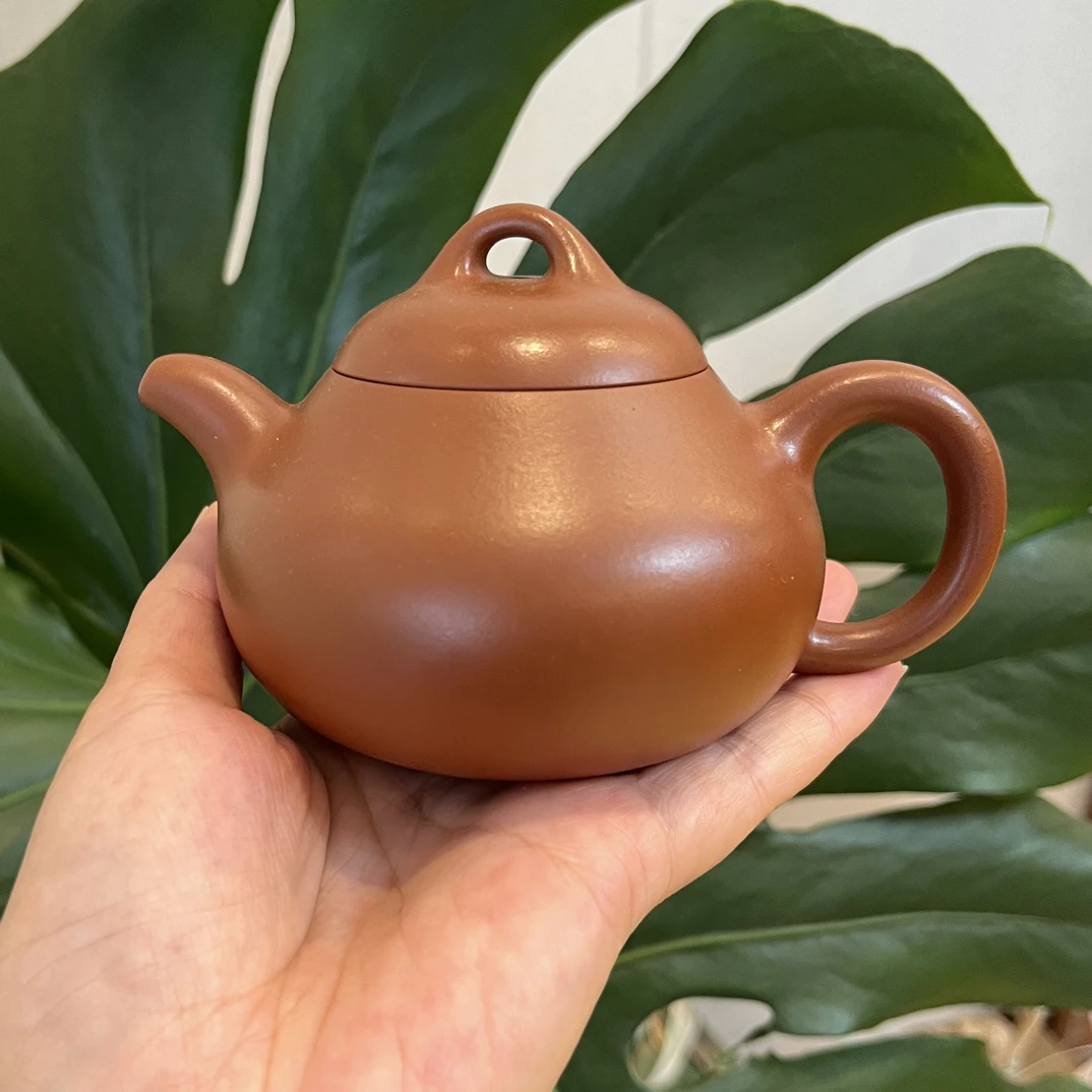 朱泥小品 瓢瓜紫砂壶家用泡茶好选择