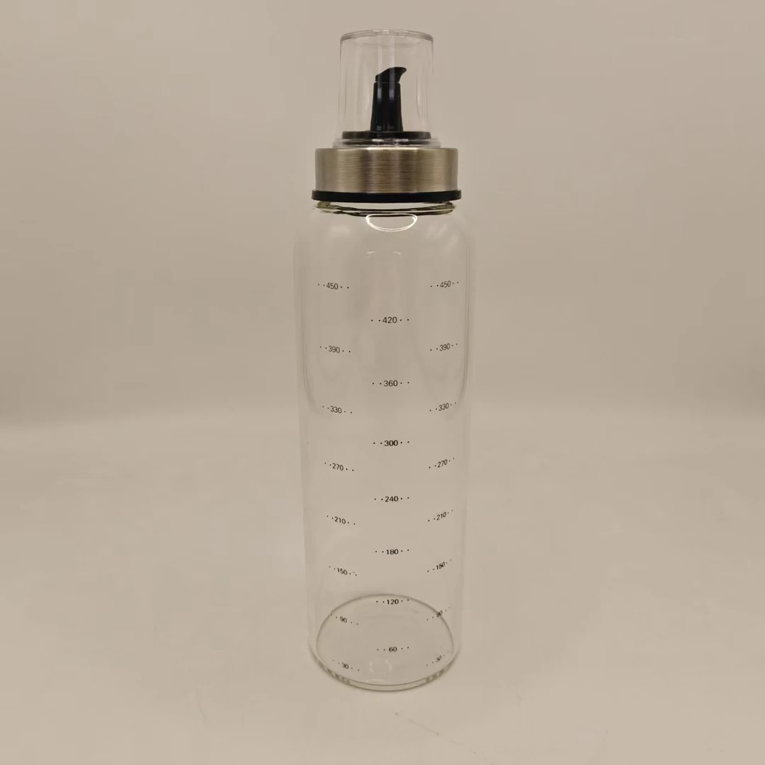 带防尘盖家用厨房玻璃油壶