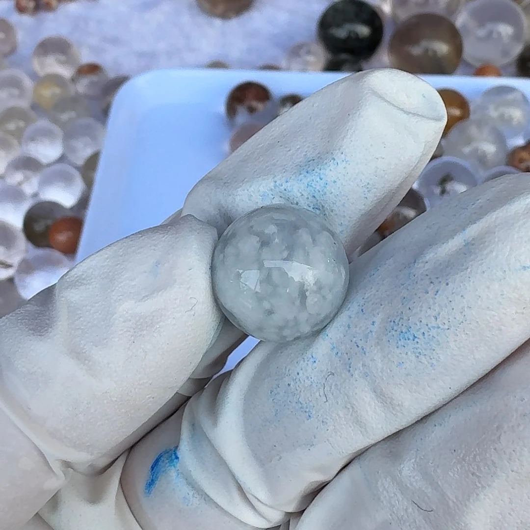 水晶珠宝半成品未镶嵌月**囡