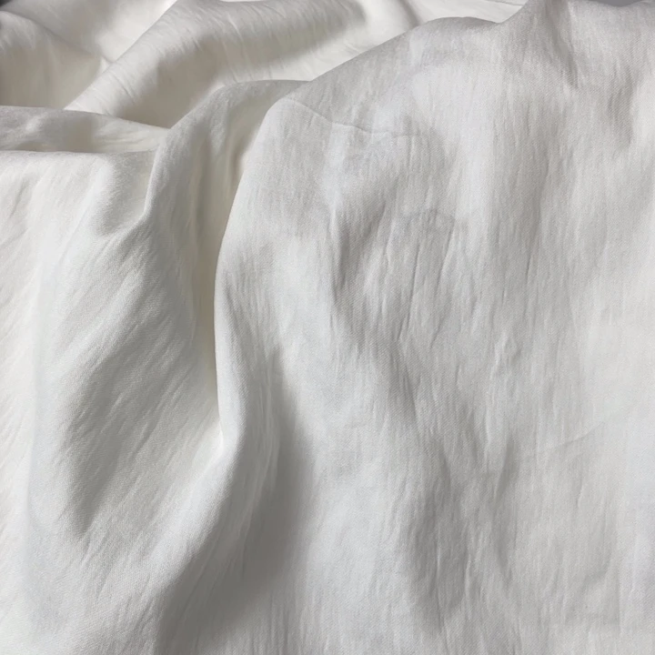 天丝（莱赛尔纤维）白色天丝亚麻1米