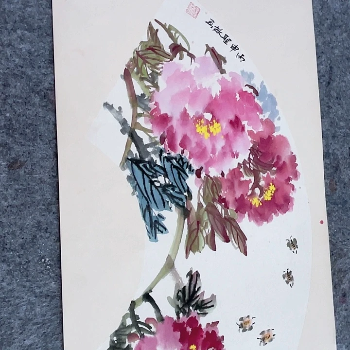 国画张圣敏先生纯手绘作品