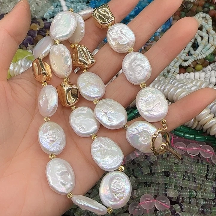 玛瑙/玉髓合金珠宝半成品敏珍珠项链拍两99发一条