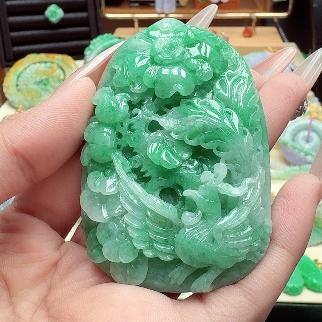 颈饰未镶嵌翡翠翡翠吊坠