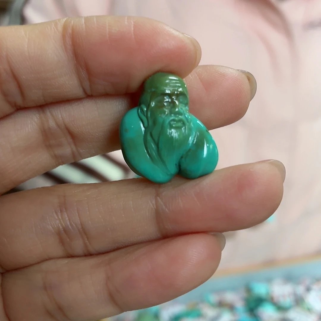 未镶嵌绿松石珠宝奇石