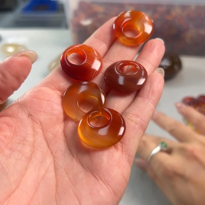 玛瑙/玉髓吊坠(不含链)未镶嵌