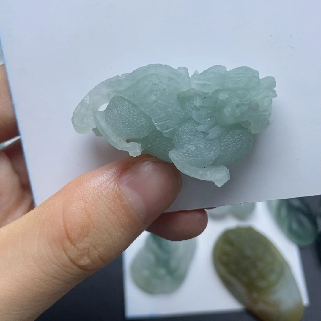 未镶嵌定制翡翠貔貅