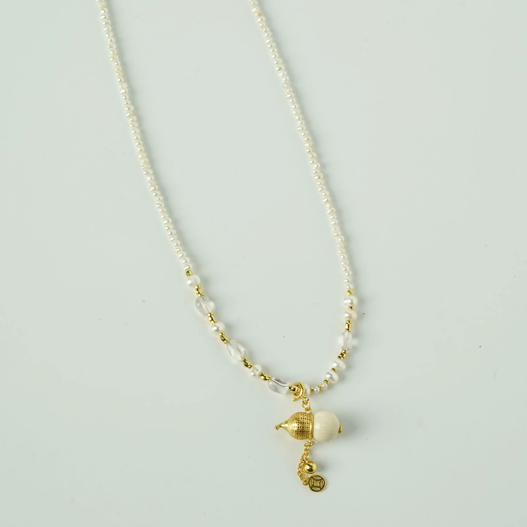 【珊木居】S2295HS 珍珠0.2葫芦吊坠