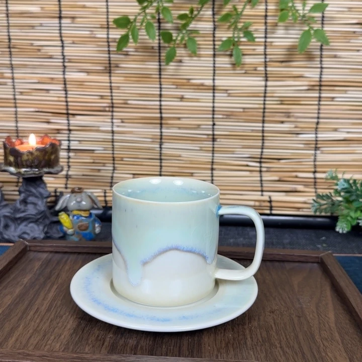 陶瓷景德镇高温颜色釉窑变咖啡杯