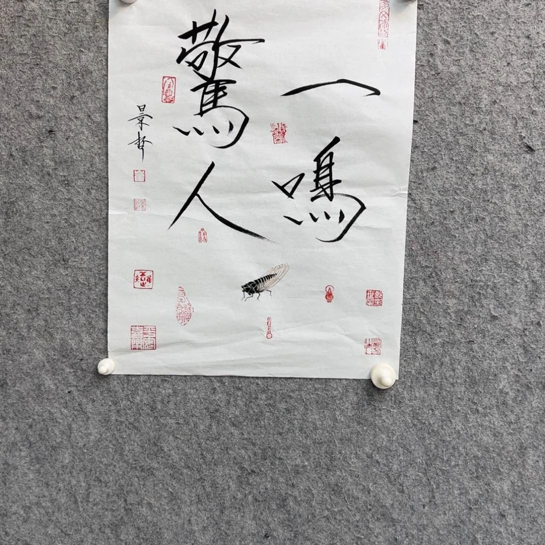 淡**水书法作品多次参加全国及