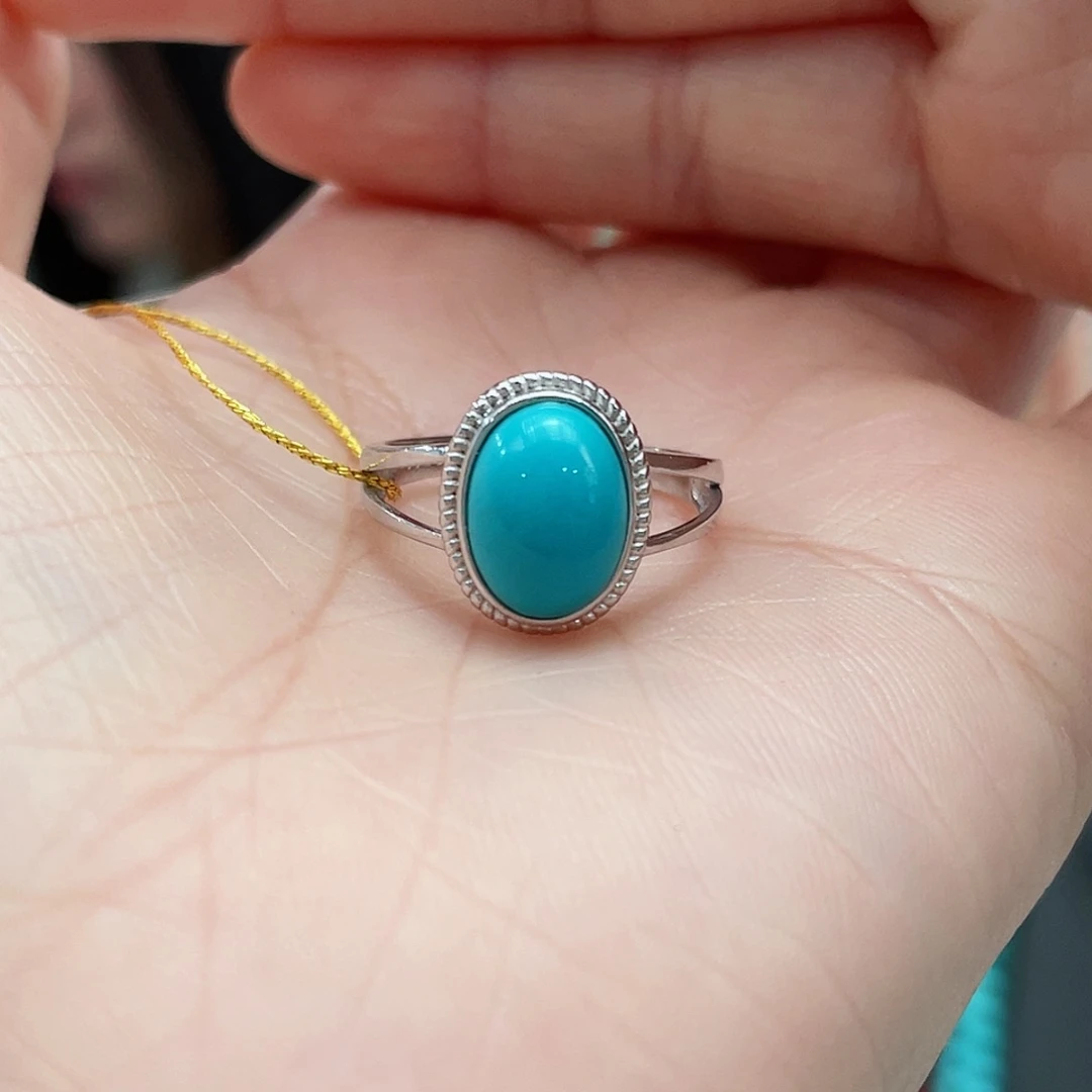 绿松石颈饰银S925镶嵌