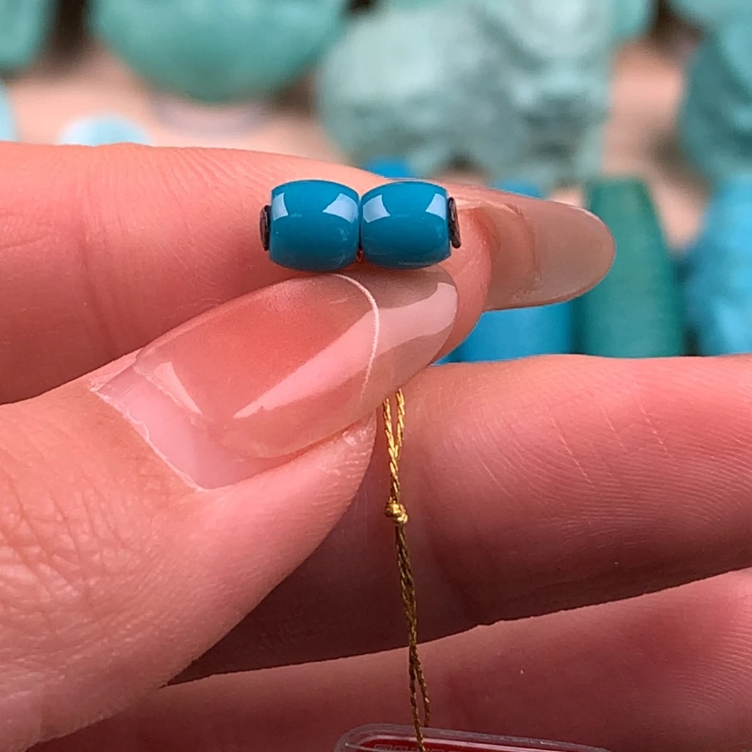 绿松石未镶嵌直切5