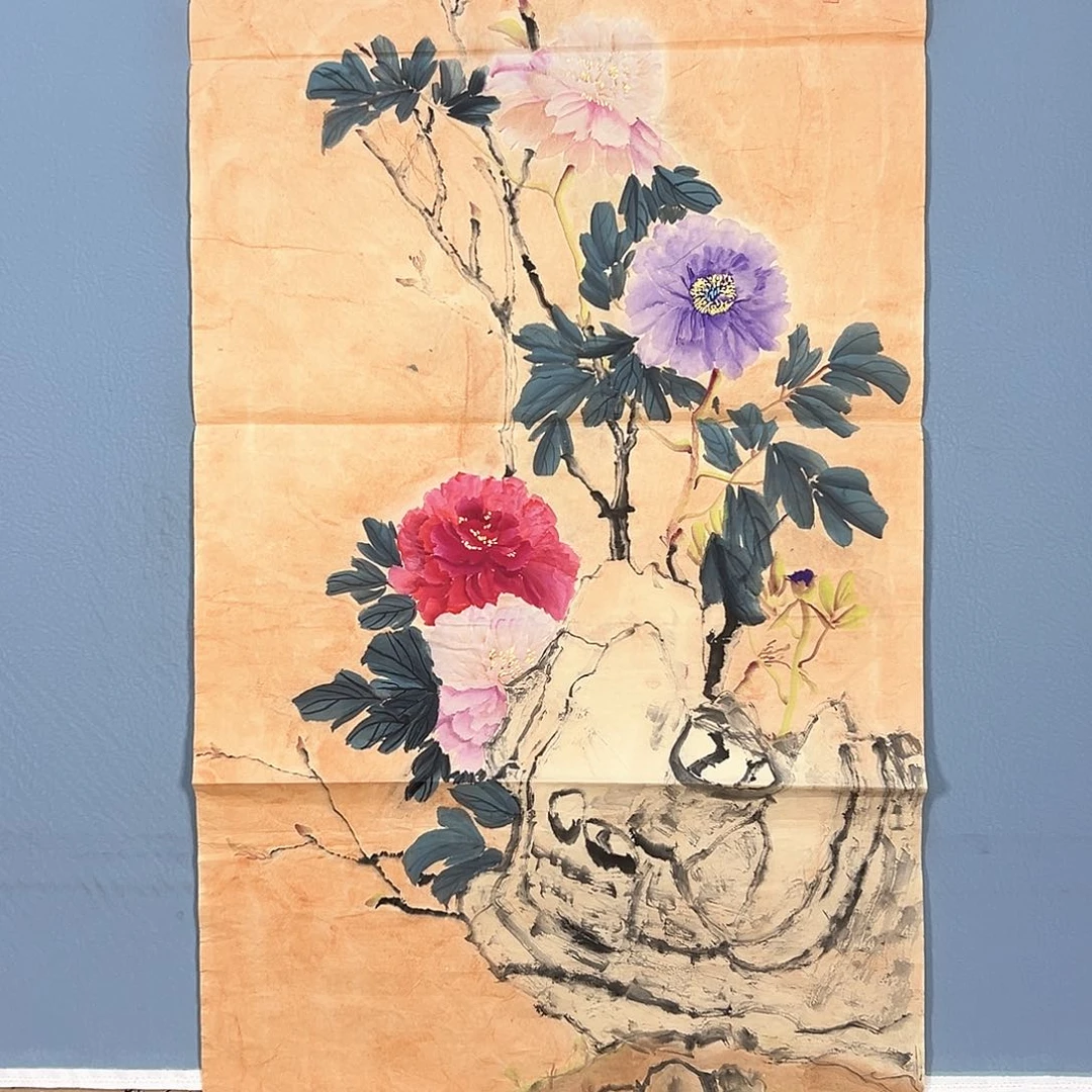 国画426 花鸟和蝴蝶是同一物种