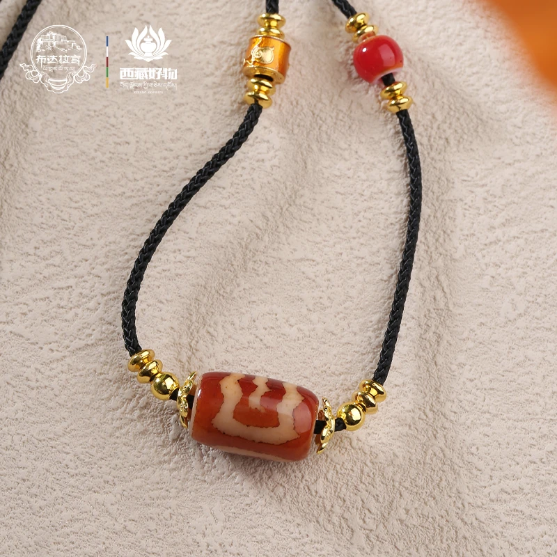 POTALA PALACE/布达拉宫布达拉宫红肉大鹏玛瑙锁骨链