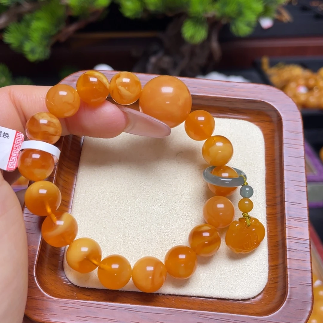 蜜蜡手链未镶嵌手串