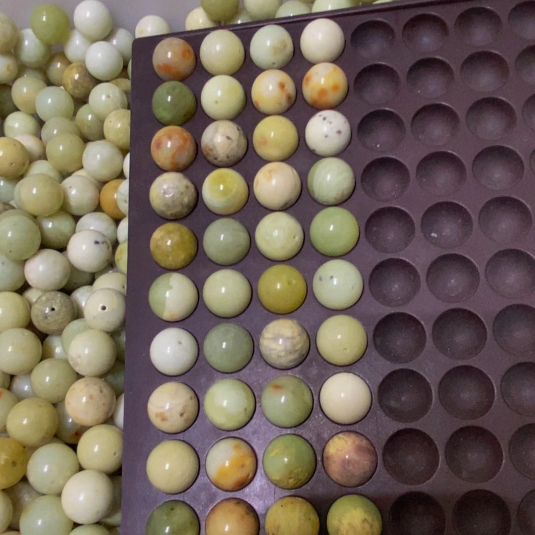 蛇纹石玉未镶嵌毛衣链171