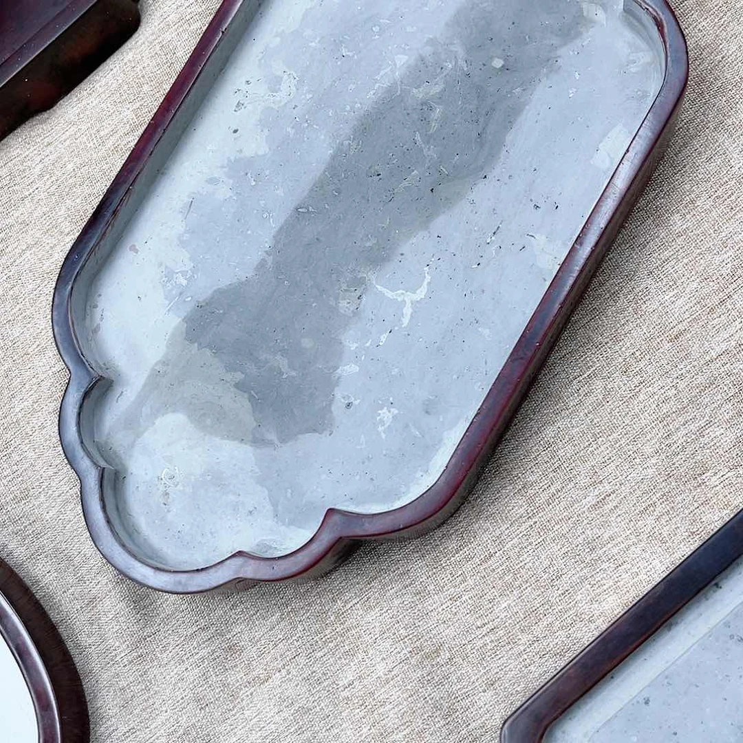 音**啡金砖茶盘茶具套装