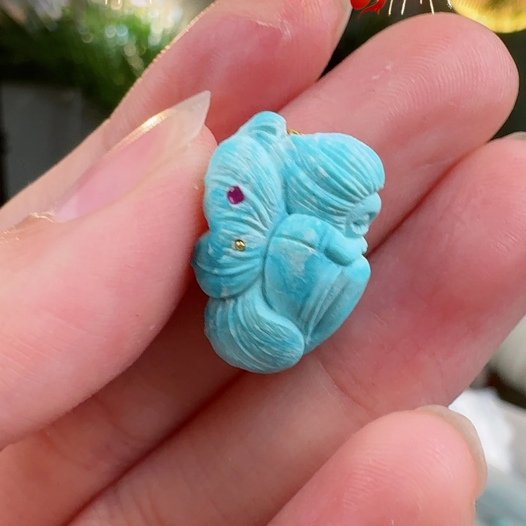 绿松石珠宝奇石未镶嵌