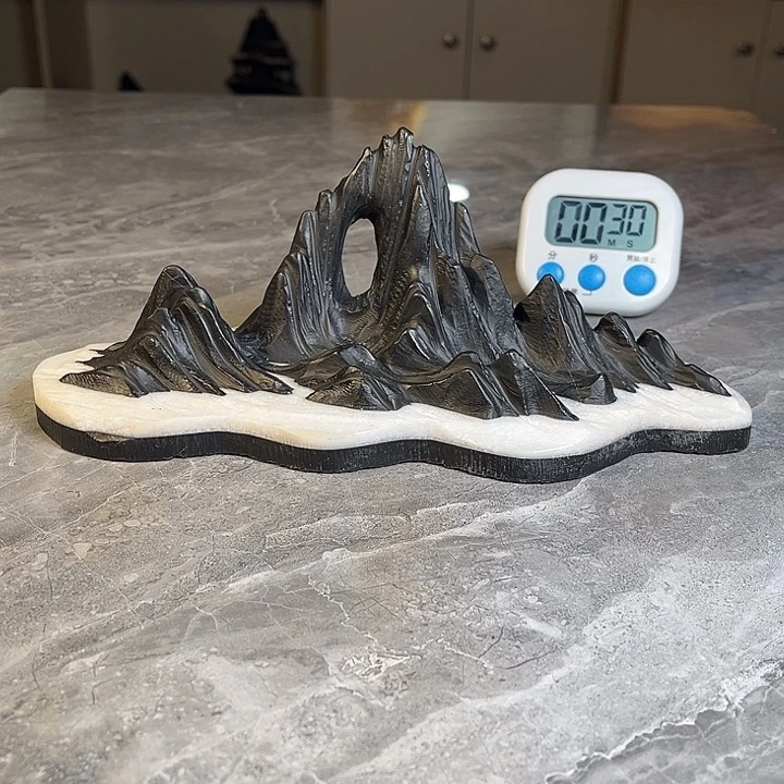 用***9奇石茶宠鱼缸文房摆件