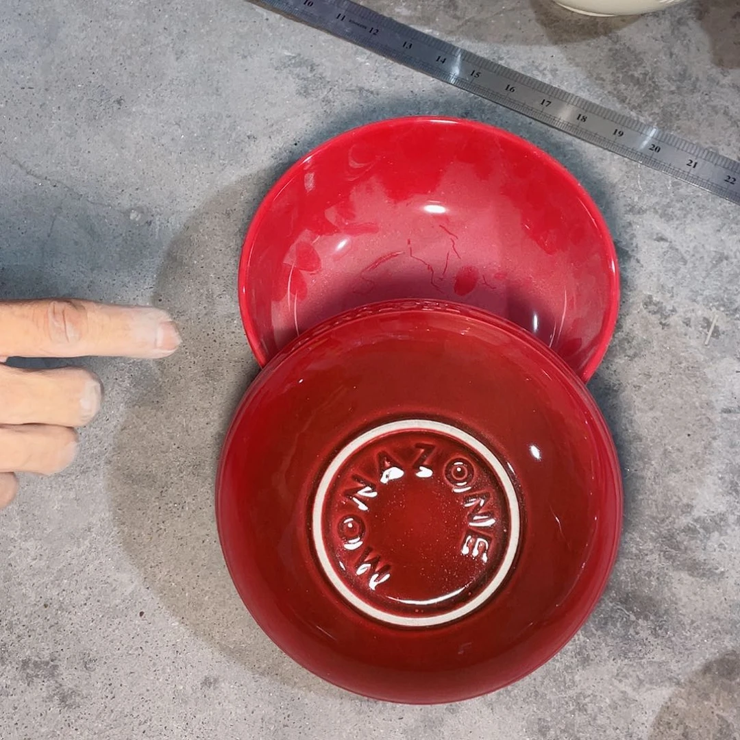 瓷片微瑕陶瓷餐具2个装