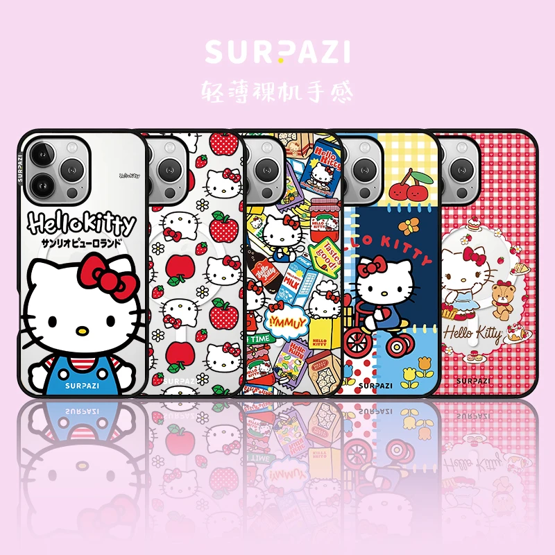 超薄壳【SURPAZI&Kitty新款】适用于iPhone14/15/16/17Promax手机壳