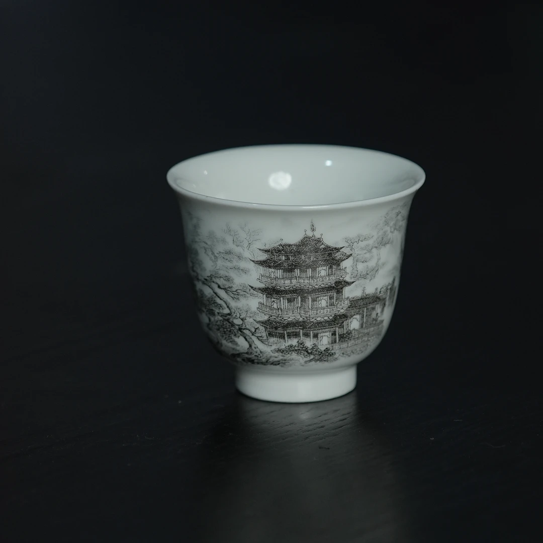 1个正价铃铛杯-墨彩滕王阁