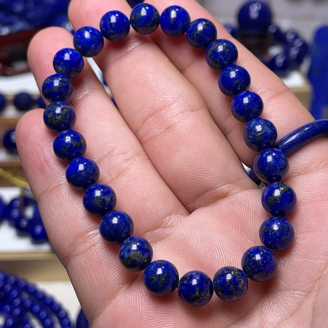 青金石未镶嵌8mm手串