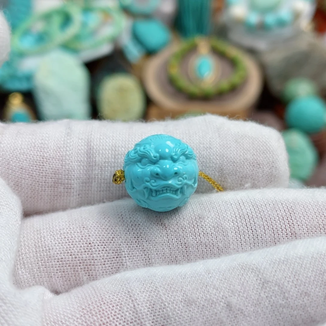 绿松石珠宝奇石未镶嵌拉**叔