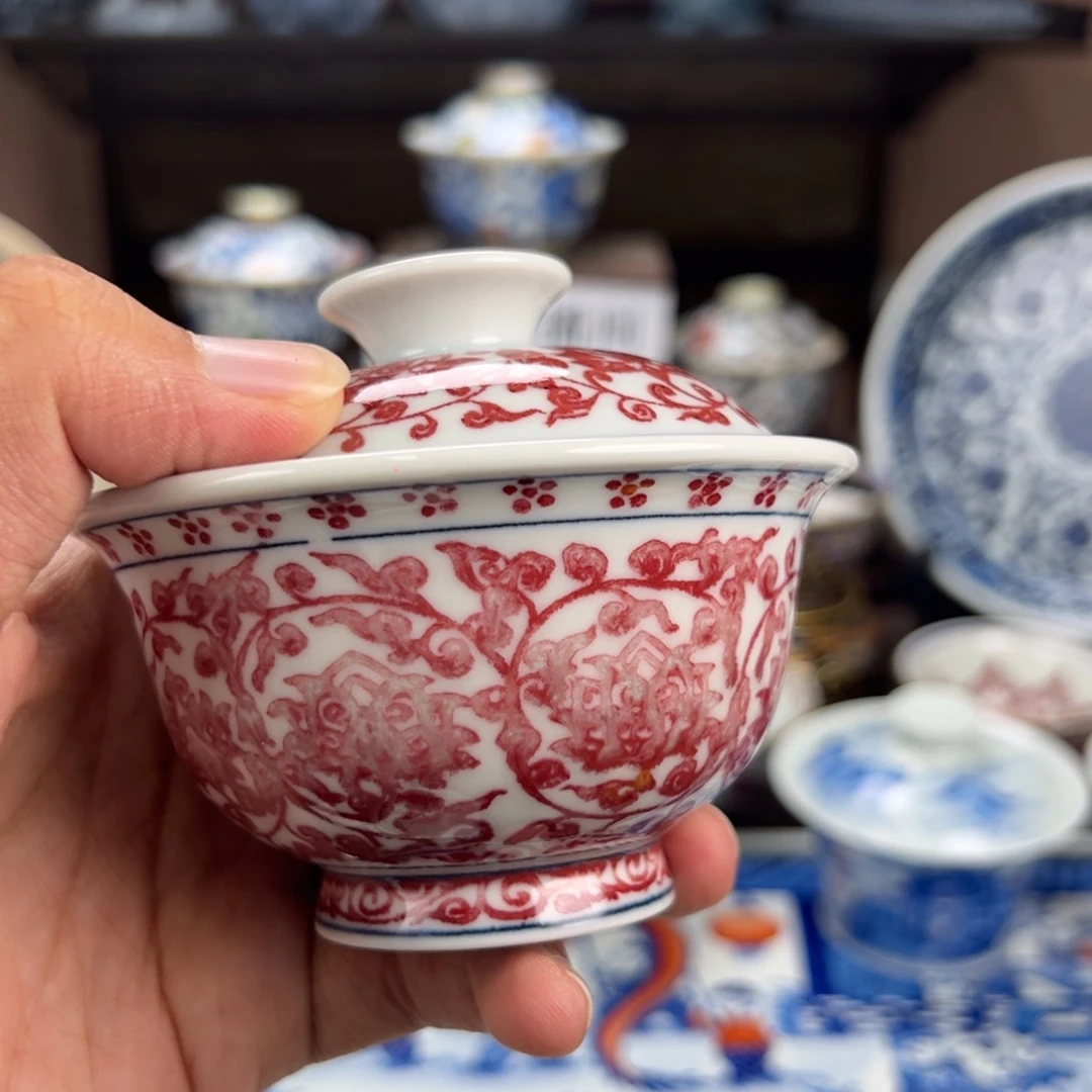 野***i瓷片景德镇手工手绘陶瓷