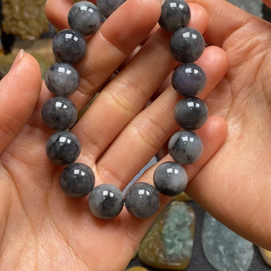 【闪购商品】定制翡翠未镶嵌Y****n定制翡翠未镶嵌手串