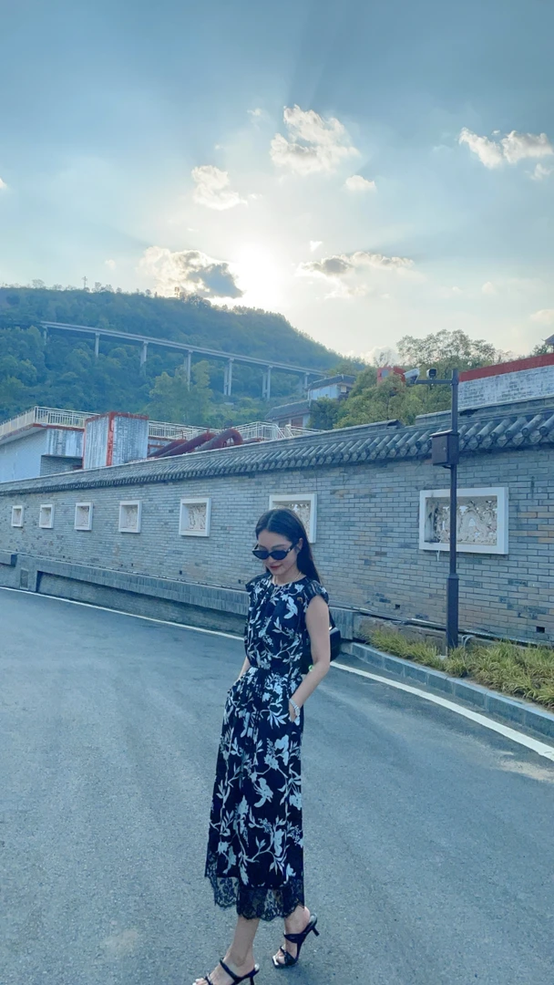 俪妍【LIVELY·YAN】25夏季新款连衣裙50107显瘦长裙