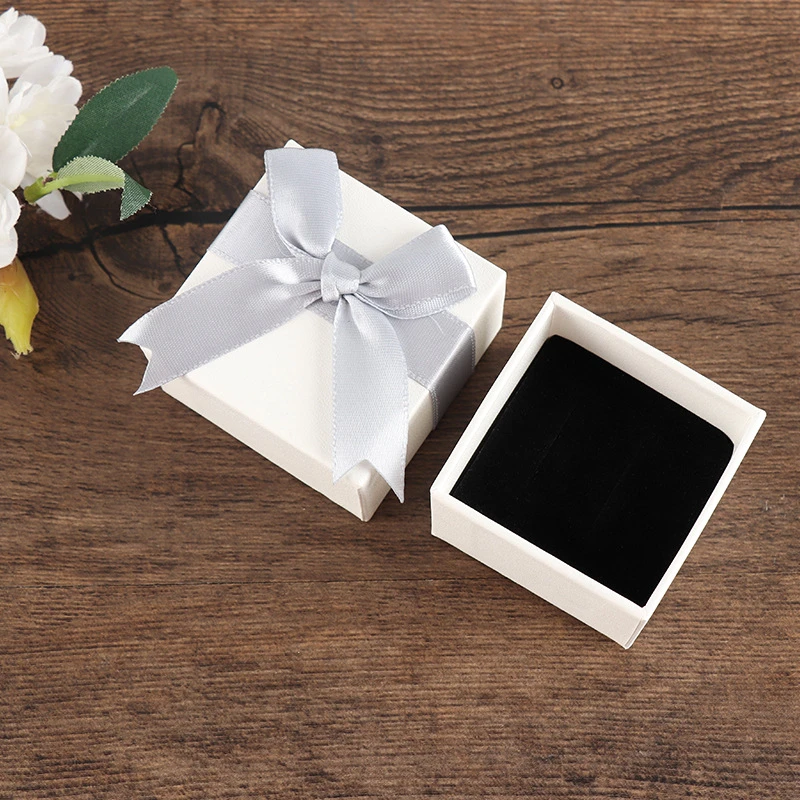 首饰盒/箱 蝴蝶结饰品盒项链戒指耳钉礼品盒首饰包装盒精致新款潮