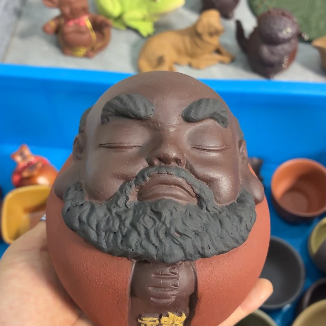 茶杯紫砂放漏放漏放大漏了