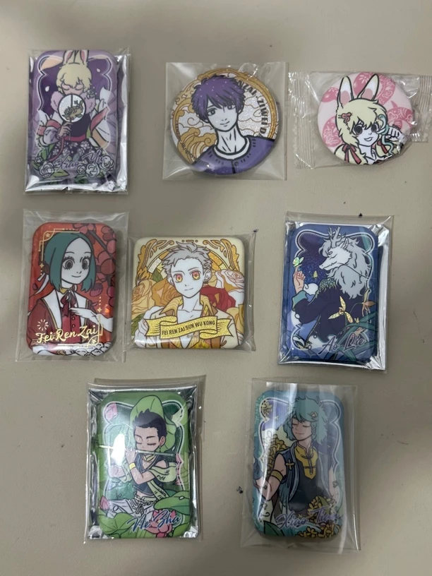 非人哉-龙重对对碰吧唧盲盒（含龙重，敦煌泡面大吧唧）