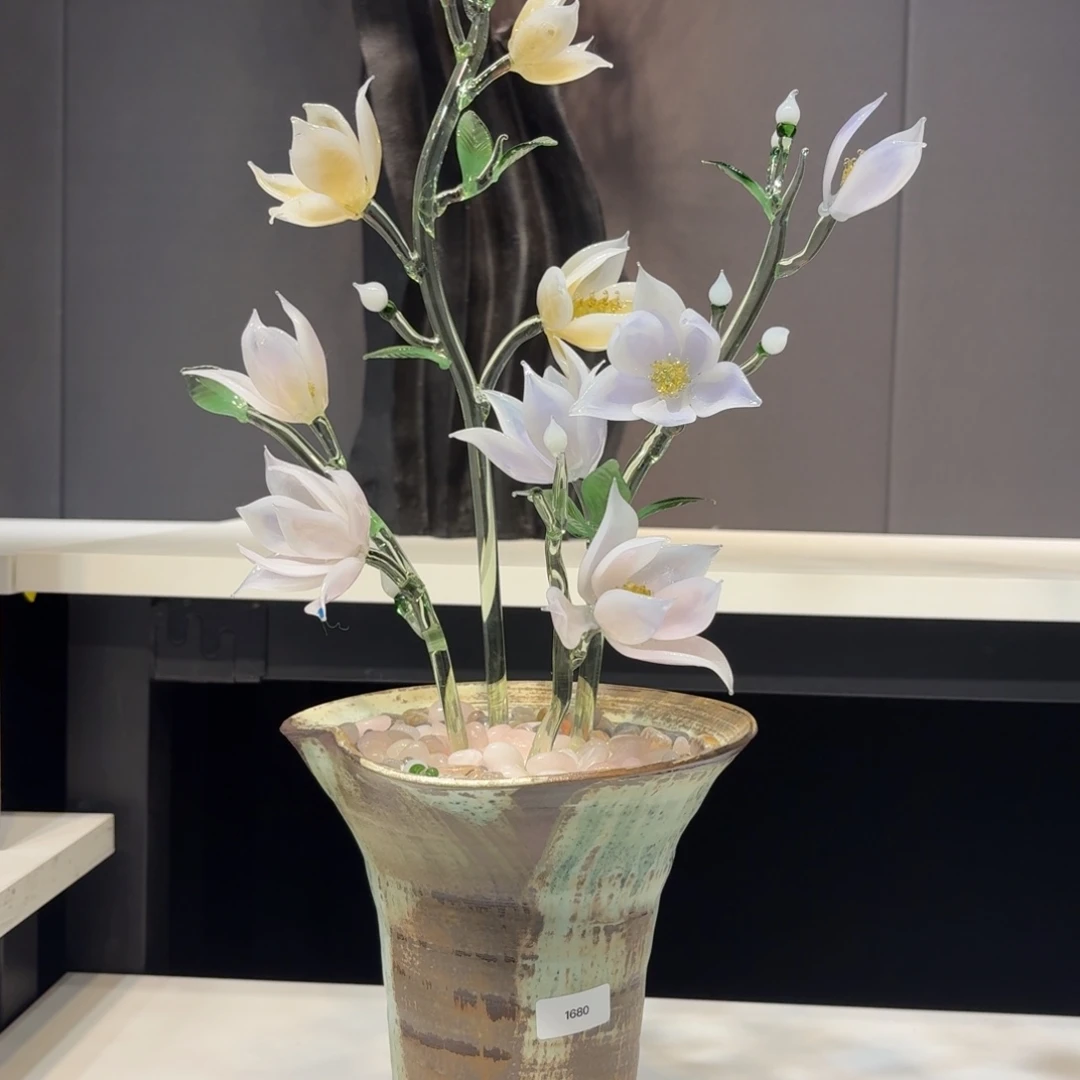 手工艺品琉璃玉兰23