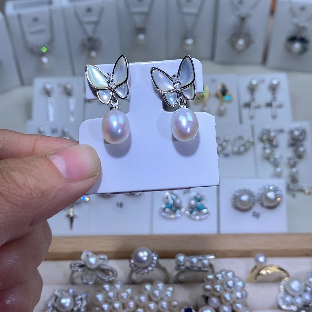 耳饰未镶嵌淡水珍珠