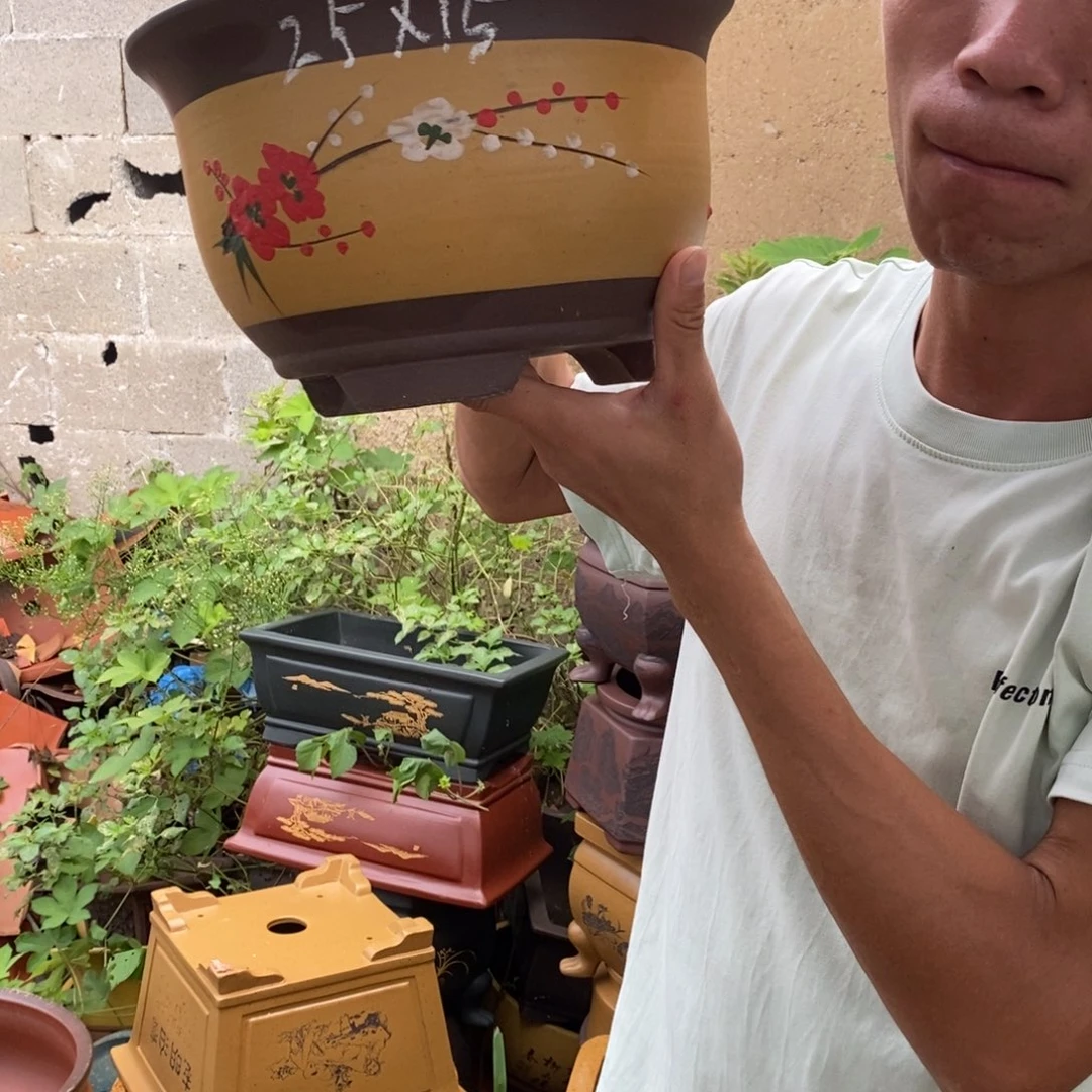 紫砂花盆紫砂艺术学院的学生