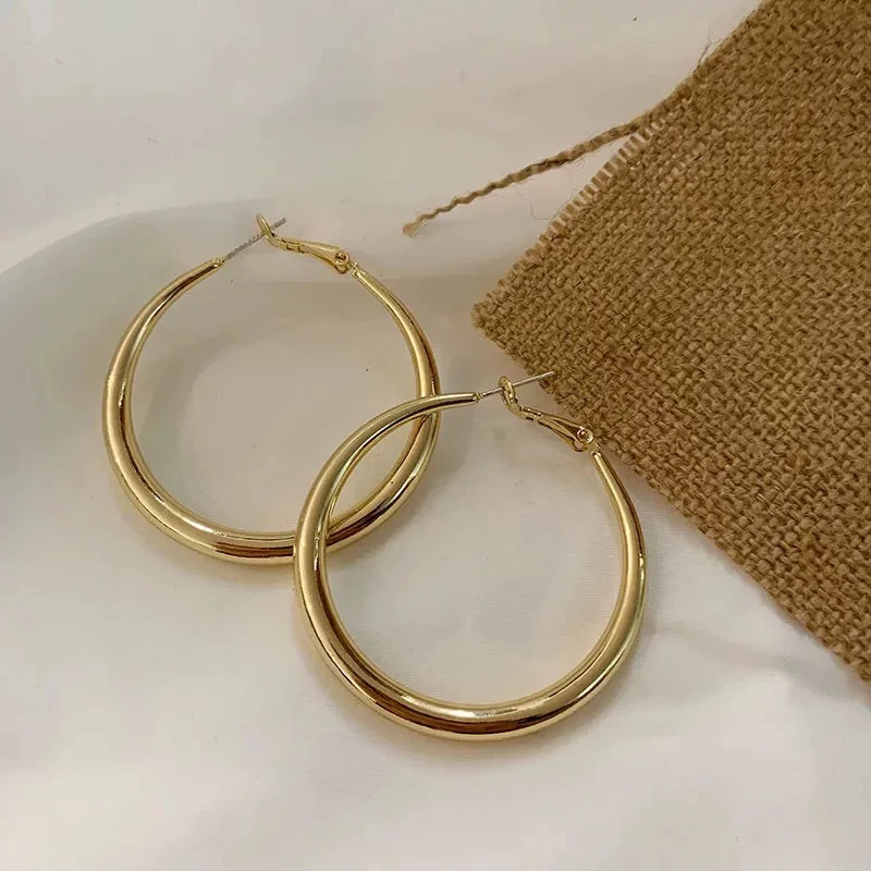 铜合金耳饰 【Q49】气质轻奢百搭简约简约优雅精致网红设计师耳环