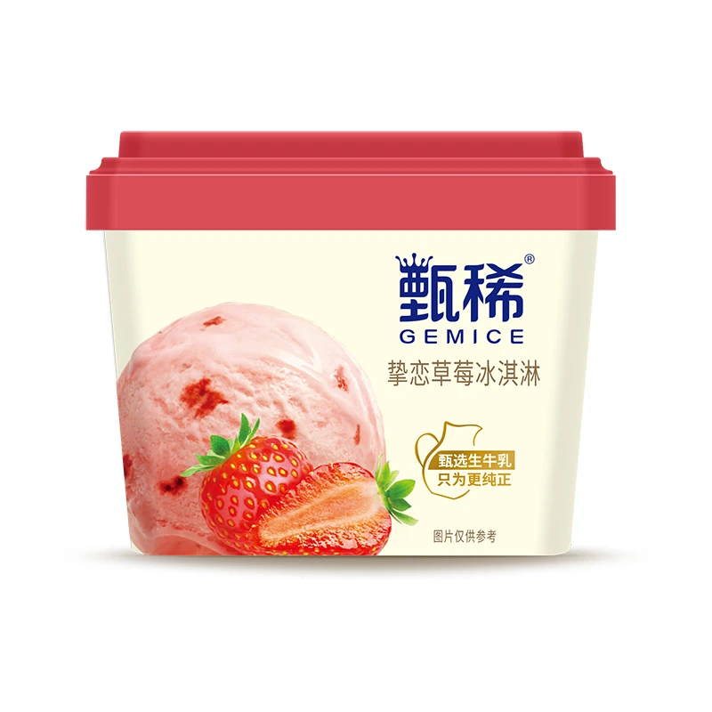 伊利甄稀挚恋草莓冰淇淋(270g)