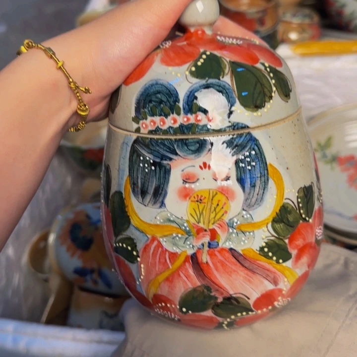 瓷片景德镇陶瓷手工手绘