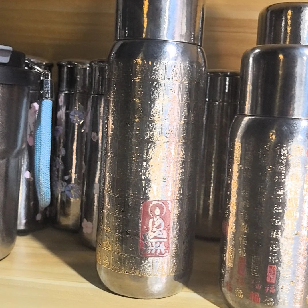 权****钛合金纯钛磁吸杯千佛