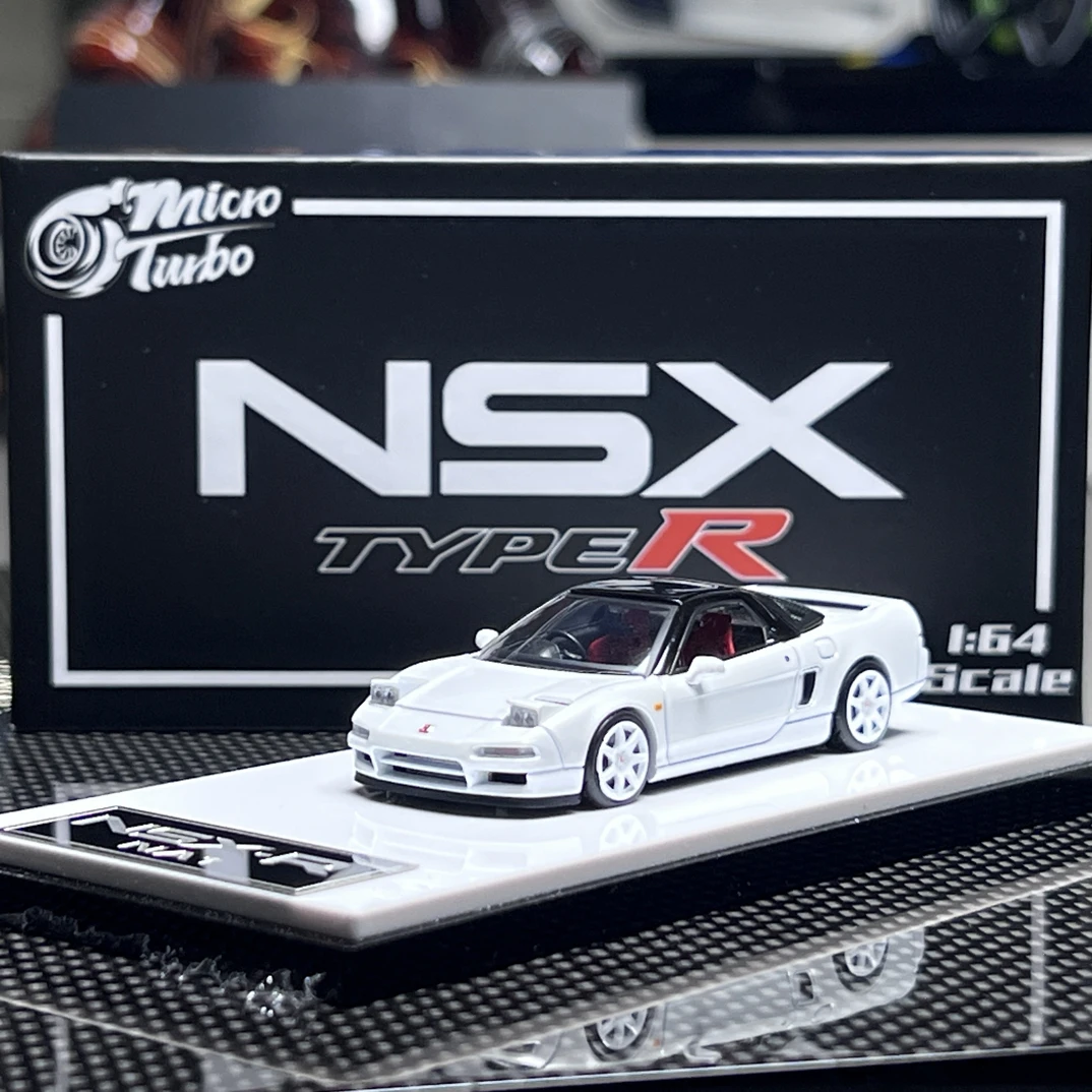 Micro Turbo1:64本田NSX NA1合金汽车模型艺术品摆件跑车模型礼物