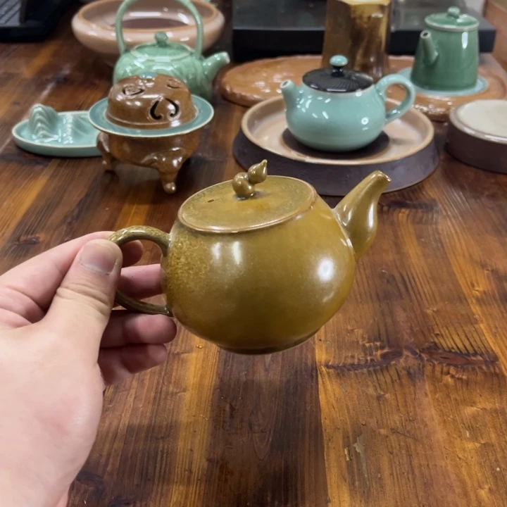 龙泉青瓷茶器微瑕8971