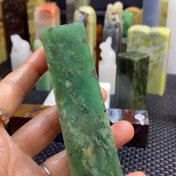 印度石小*青田石印章石