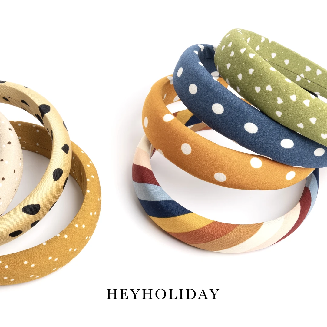 高颅顶发箍简约百搭甜美温柔发饰时尚可爱气质彩色撞色复古头饰