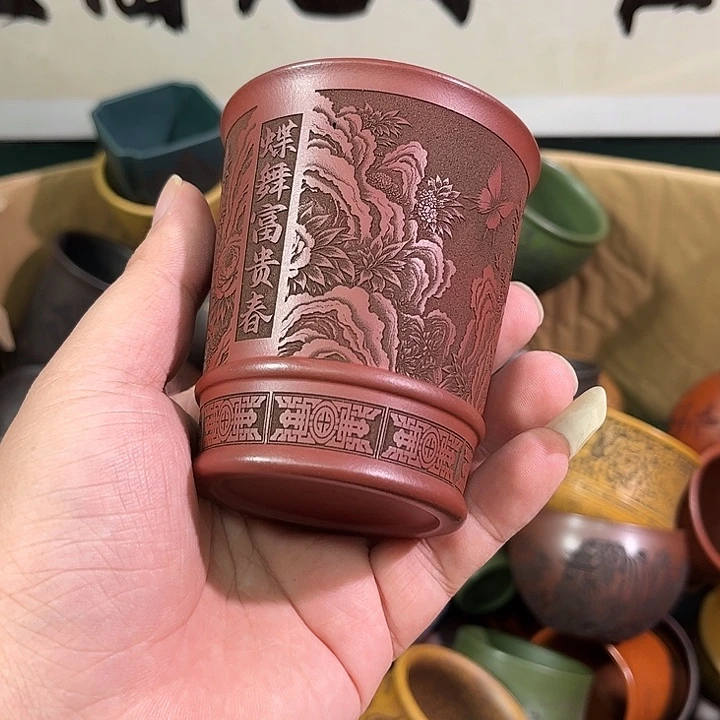 茶杯紫砂全手工紫砂主人杯
